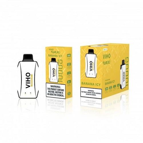 VIHO TURBO DUAL COIL DUAL INDICATOR DISPOSABLE DEVICE 5% 10000 Puffs 10pk