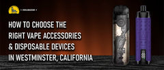 How to Choose the Right Vape Accessories & Disposable Devices in Westminster, California