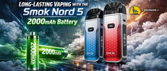 Long-Lasting Vaping with the Smok Nord 5 2000mAh Battery