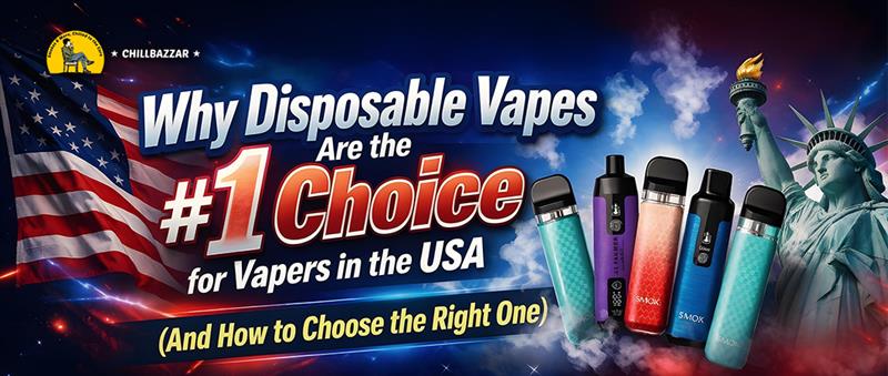 Disposable vapes available online in the USA at Chillbazzar
