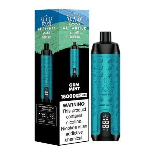 Al Fakher Crown Bar Disposable | 15000 Puffs