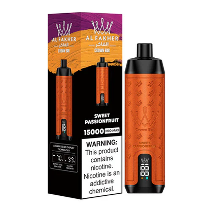 Al Fakher Crown Bar Disposable | 15000 Puffs