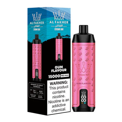 Al Fakher Crown Bar Disposable | 15000 Puffs