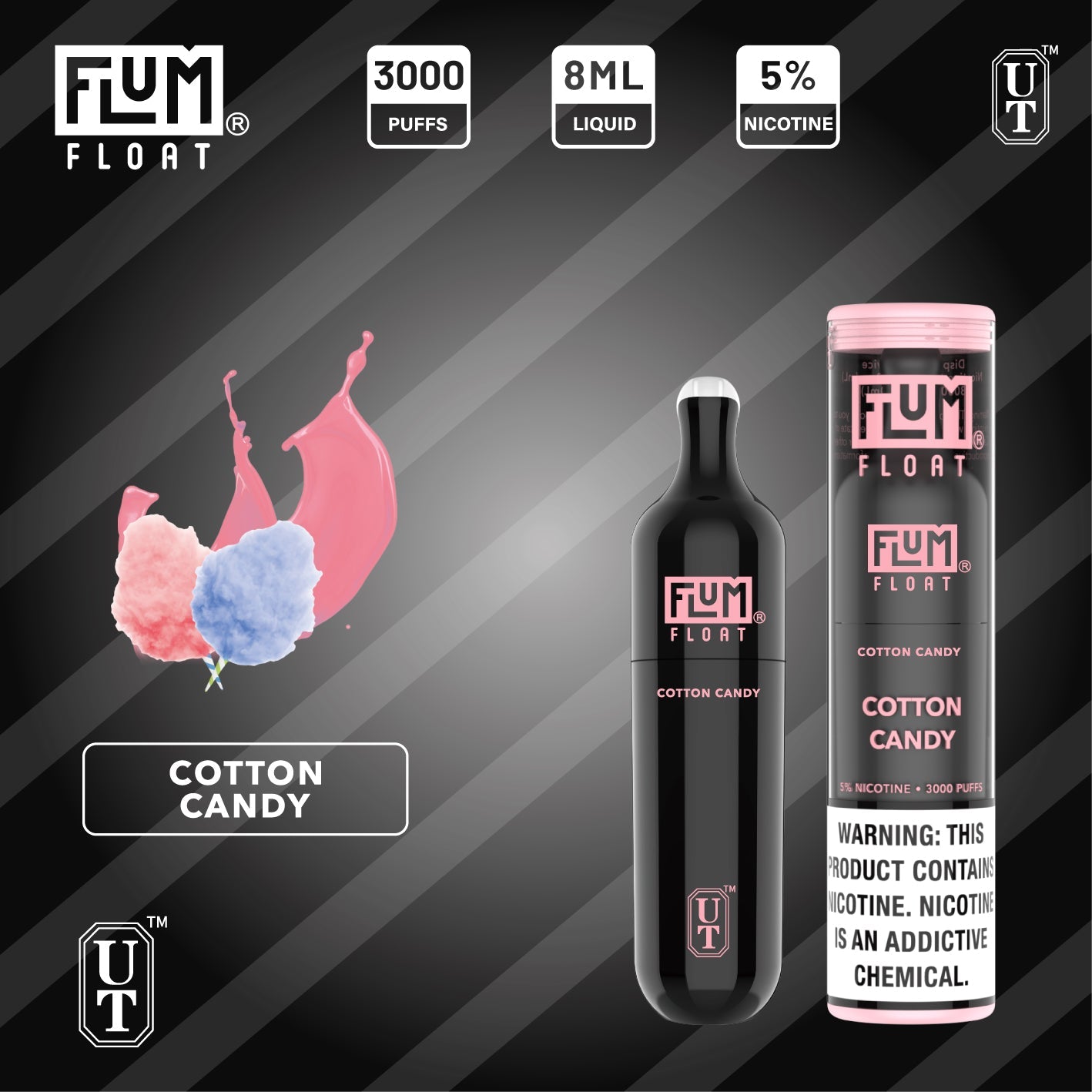 Flum Float Black Edition Disposable 5% 3000 Puffs 10pk