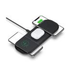 Choetech 3-In-1 Fast Wireless Charging Pad - Image 2