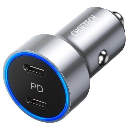 Choetech Dual USB-C PD Fast Car Charger
