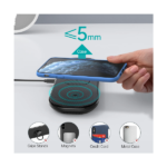 Choetech 3-In-1 Fast Wireless Charging Pad - Image 4
