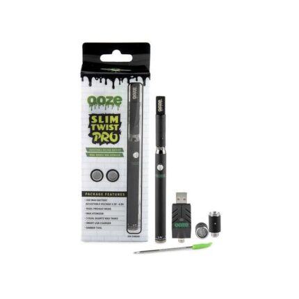 Ooze Slim Twist Pro with wax tank + coils