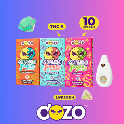 Dozo - 5g Diamond Sauce Live Rosin Thc-a Disposable