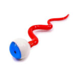 Glass Squiggly Snake Eye Dab Tool