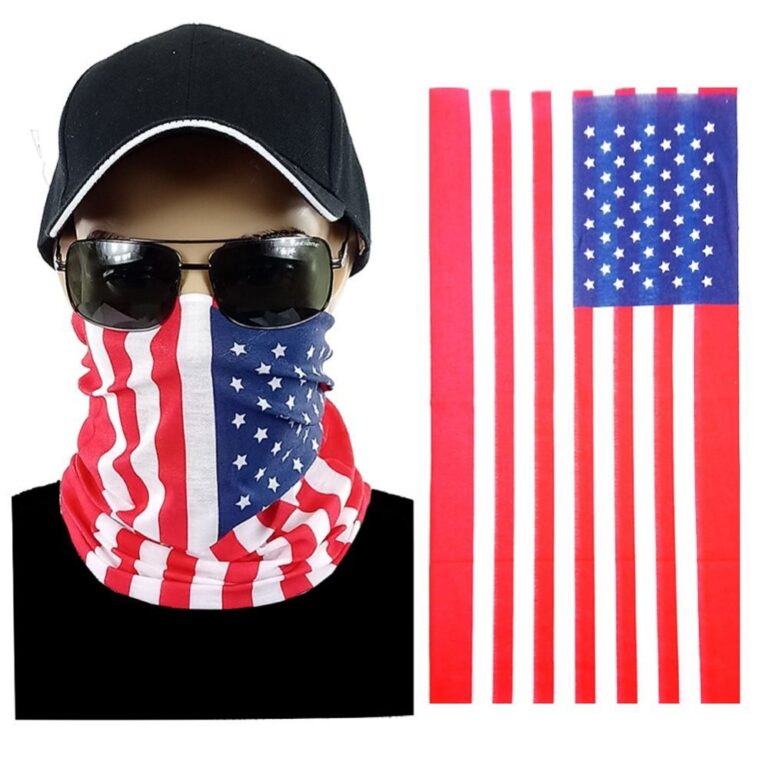 Pull Over Face Scarf Mask Bandanas Mixed Designs Multi Use
