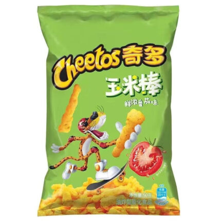 Exotic Cheetos on the cob