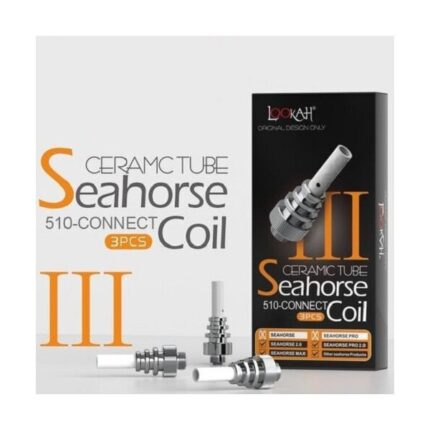 Lookah Seahorse lll Replacement Ceramic Coils Ceramic Tube For seahorse X And Seahorse 2.0 3pk