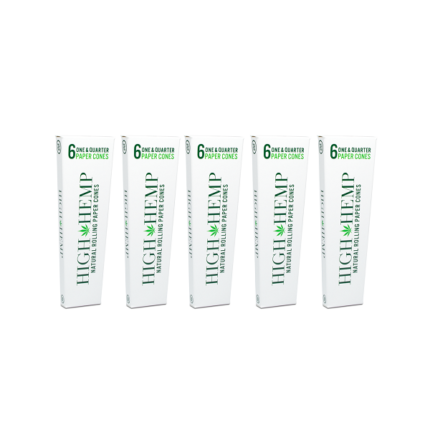 High Hemp Paper Cones 6/32ct