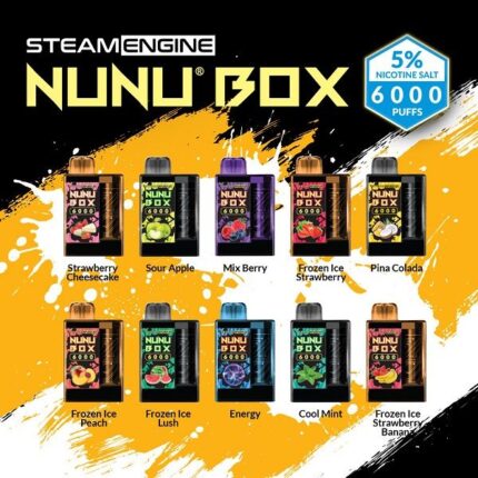Steam Engine Nunu Box 5% 6000 Puffs 5pk