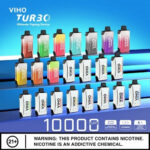 VIHO TURBO DUAL COIL DUAL INDICATOR DISPOSABLE DEVICE 5% 10000 Puffs 10pk