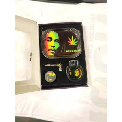 Metal Tray Set 4 In 1 Smoking Kit