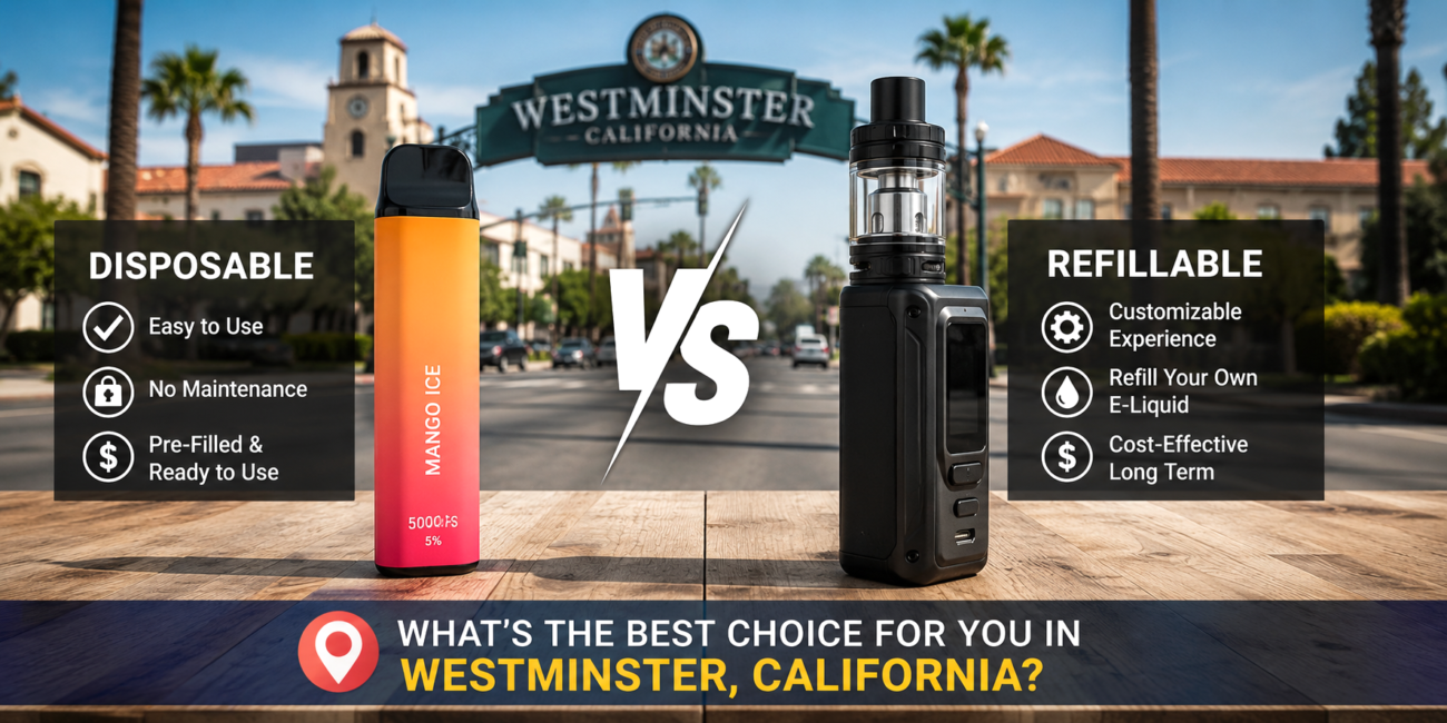 Disposable Vapes vs. Refillable Vapes