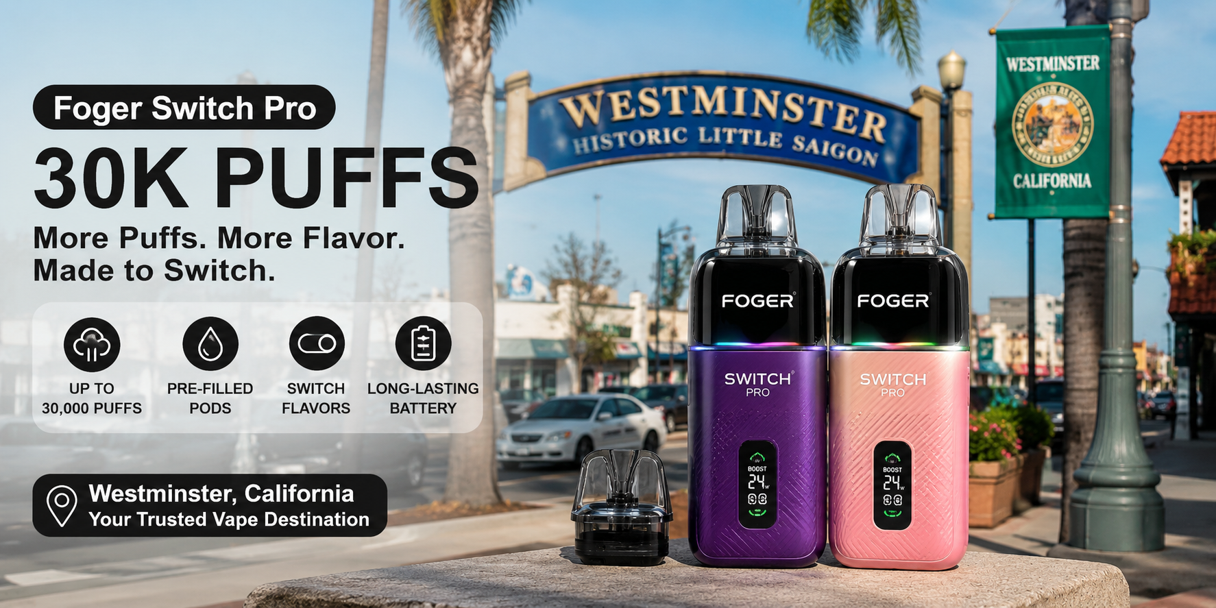 Foger Switch Pro Disposable Pods