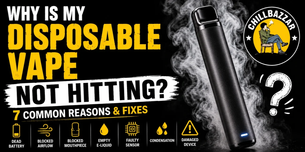 My Disposable Vape Not Hitting?