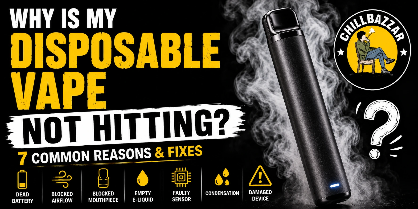 My Disposable Vape Not Hitting?